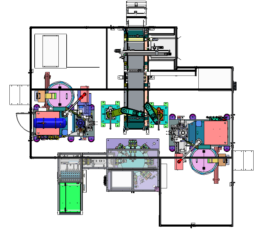 汽車(chē)氣彈簧機(jī)器人焊接工作站