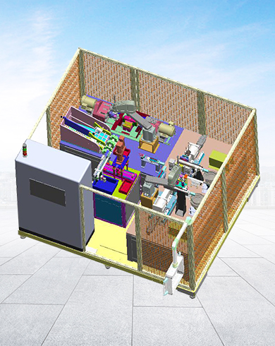 汽車(chē)穩(wěn)定連桿全自動(dòng)焊接工作站