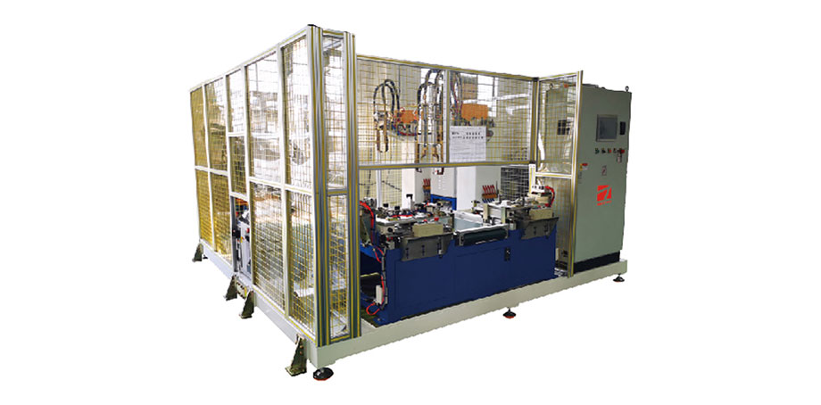 重型卡車座椅支架自動(dòng)焊接工作站